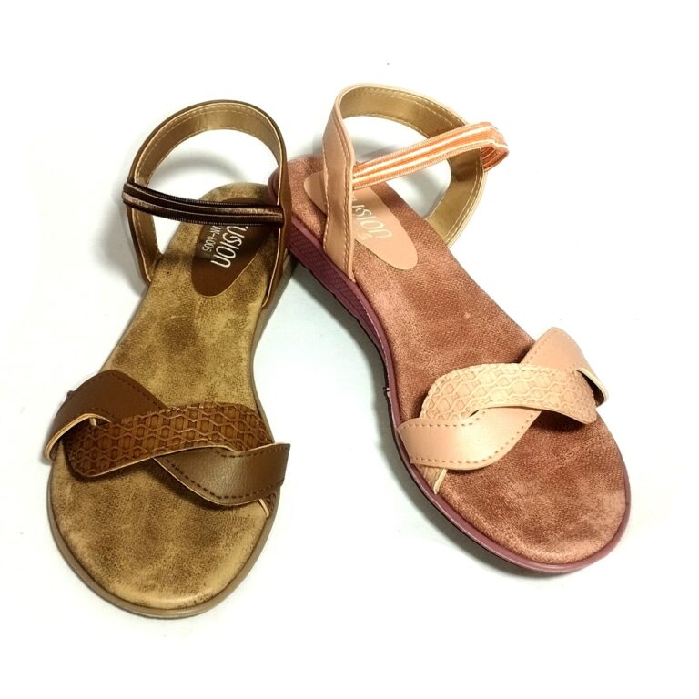 Ladies slippers and sandals with PVC sole, PU/synthetic upper, and insole, featuring fashionable design and premium materials from Fusion Seller by Samson Manufactures