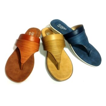 Ladies slippers and sandals with PVC sole, PU/synthetic upper, and insole, featuring fashionable design and premium materials from Fusion Seller by Samson Manufactures