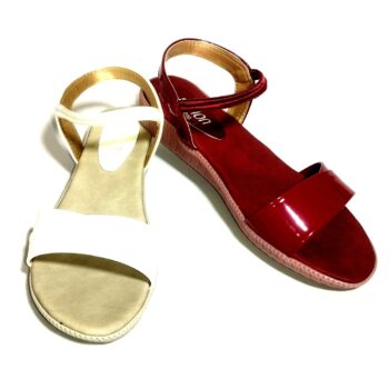 Ladies slippers and sandals with PVC sole, PU/synthetic upper, and insole, featuring fashionable design and premium materials from Fusion Seller by Samson Manufactures